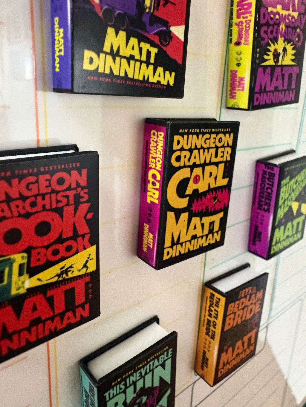 Dungeon Crawler Carl - Mini Book Magnets (set of 8) ON SALE!!!